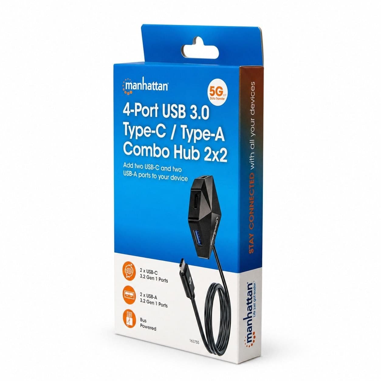 Hub USB 3.2 2x USB-A e 2x USB-C&trade - 16