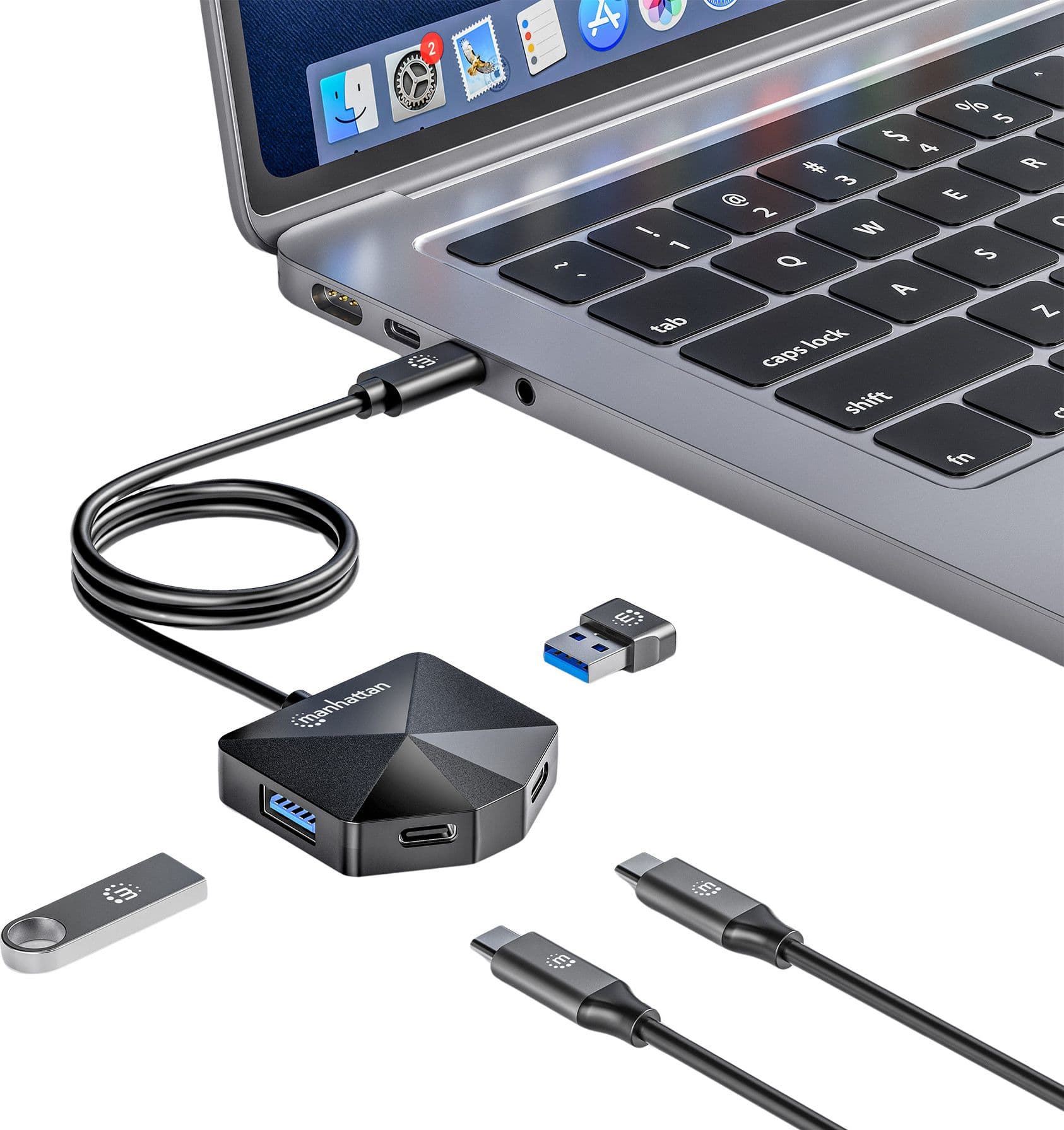 Hub USB 3.2 2x USB-A e 2x USB-C&trade - 7
