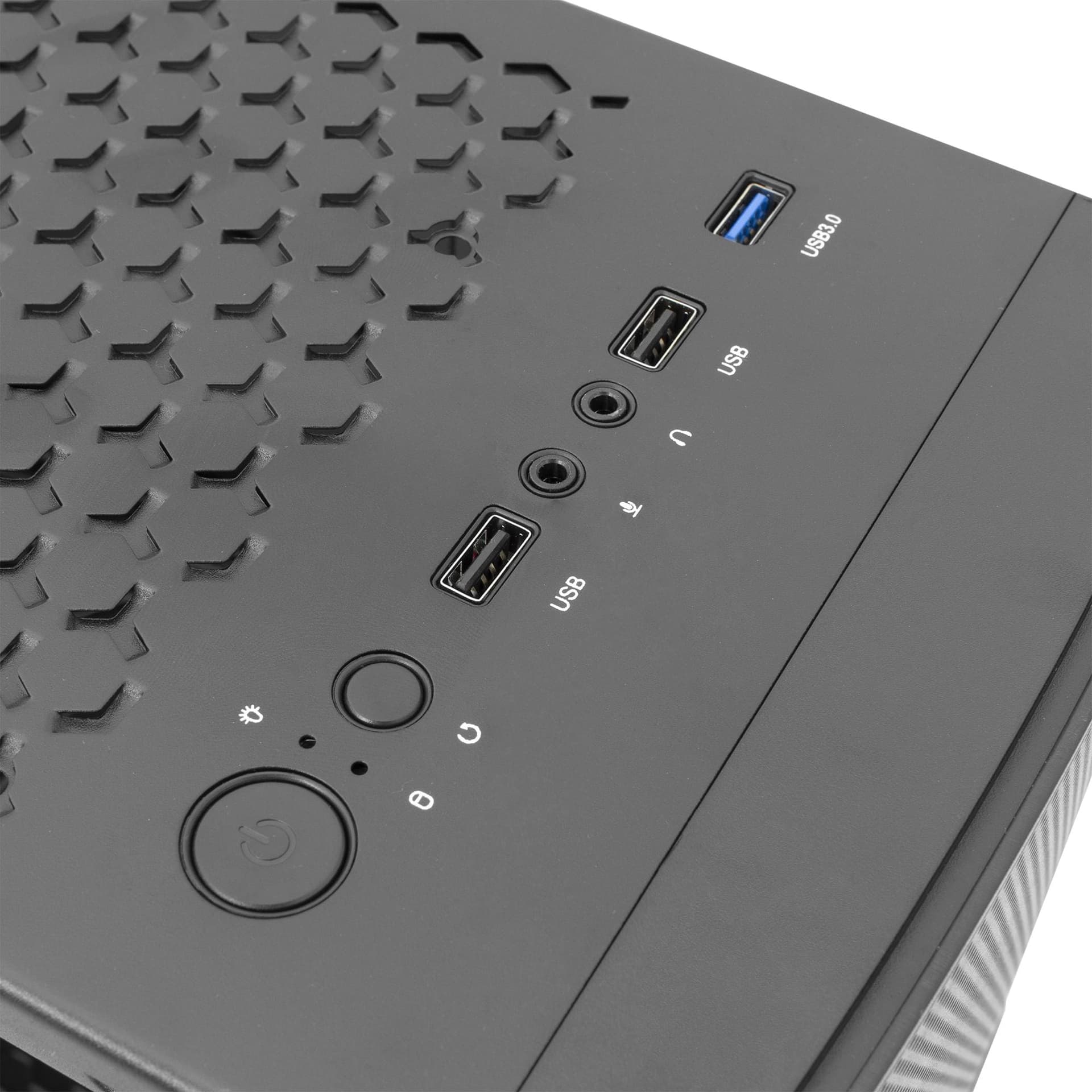 Case PC Chassis ATX Mid Tower Nero - 11