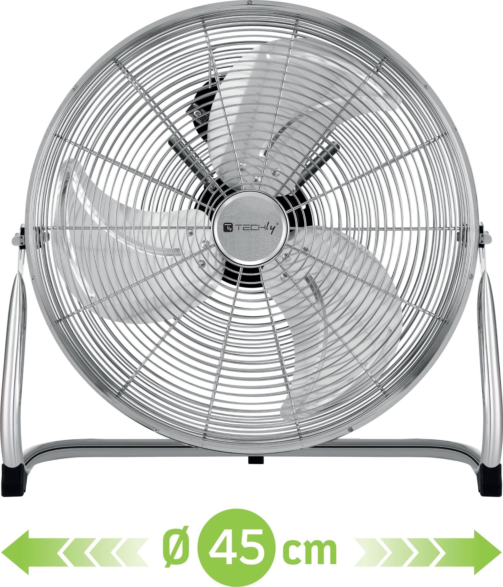 Ventilatore Industriale da Pavimento Diametro 45 cm 3 Livelli di Potenza - 3