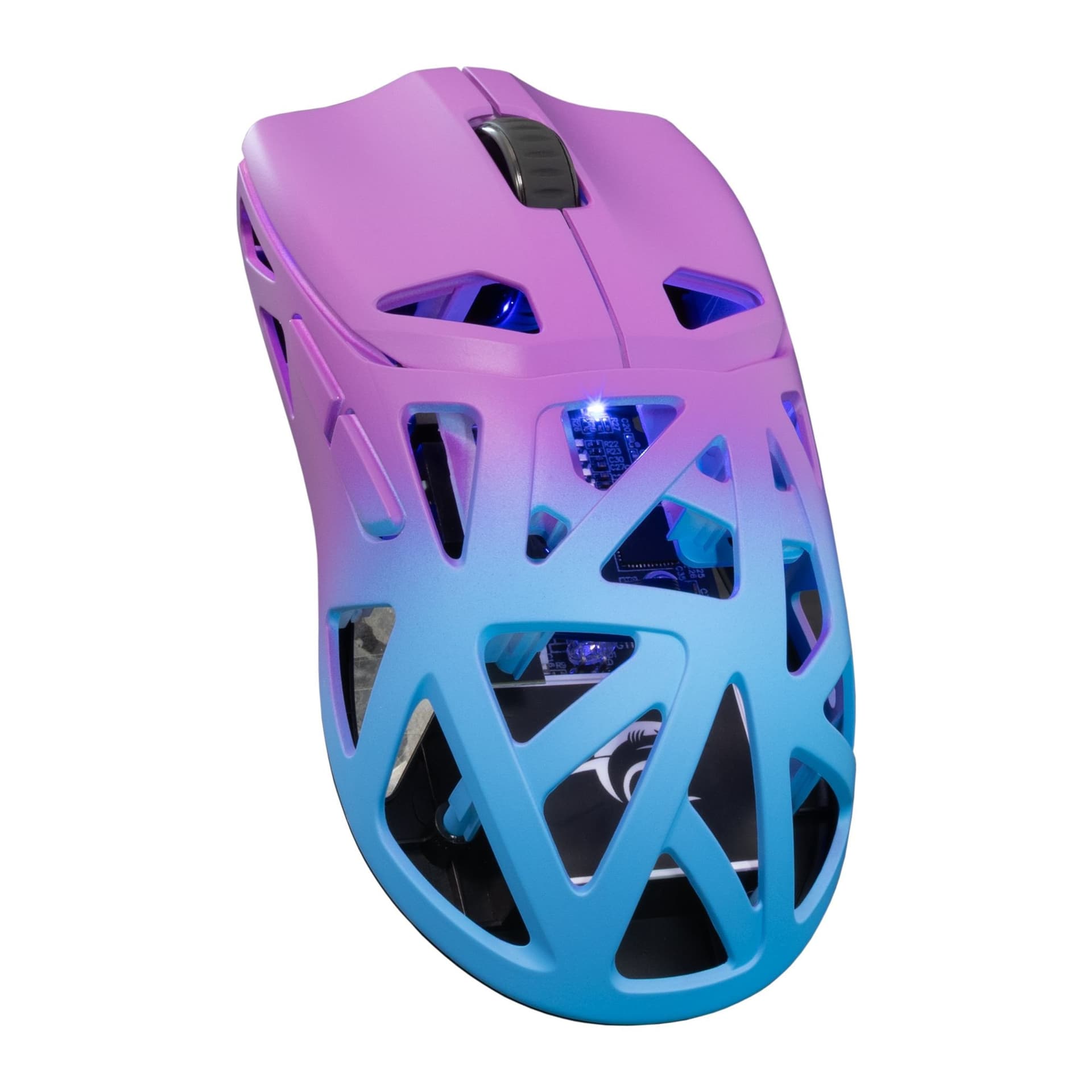 Mouse Ottico Wireless Gaming 24000 Dpi Retroilluminazione DPI LED Blu Viola, DAGONET-BLP - 3