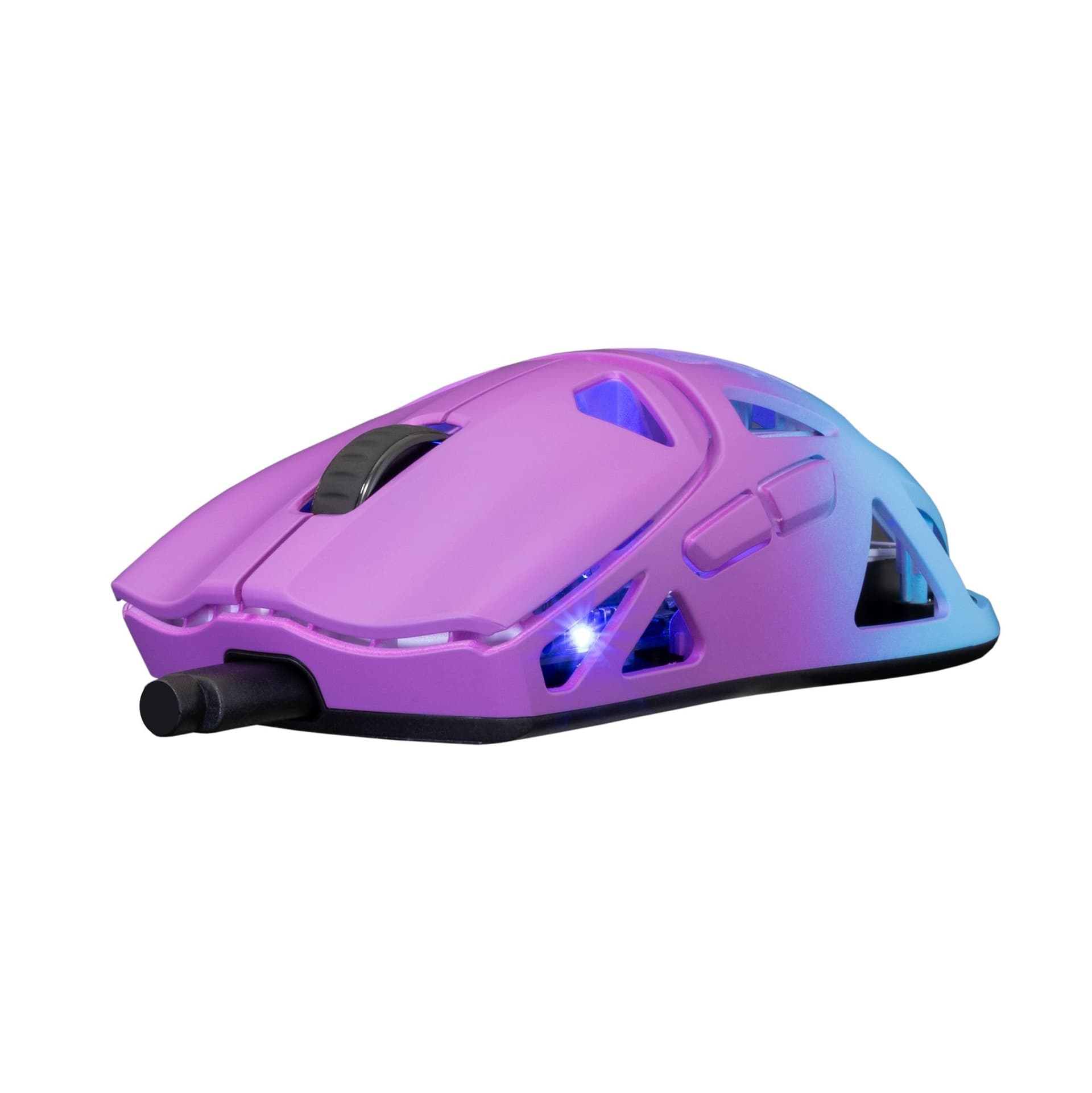 Mouse Ottico Wireless Gaming 24000 Dpi Retroilluminazione DPI LED Blu Viola, DAGONET-BLP - 6