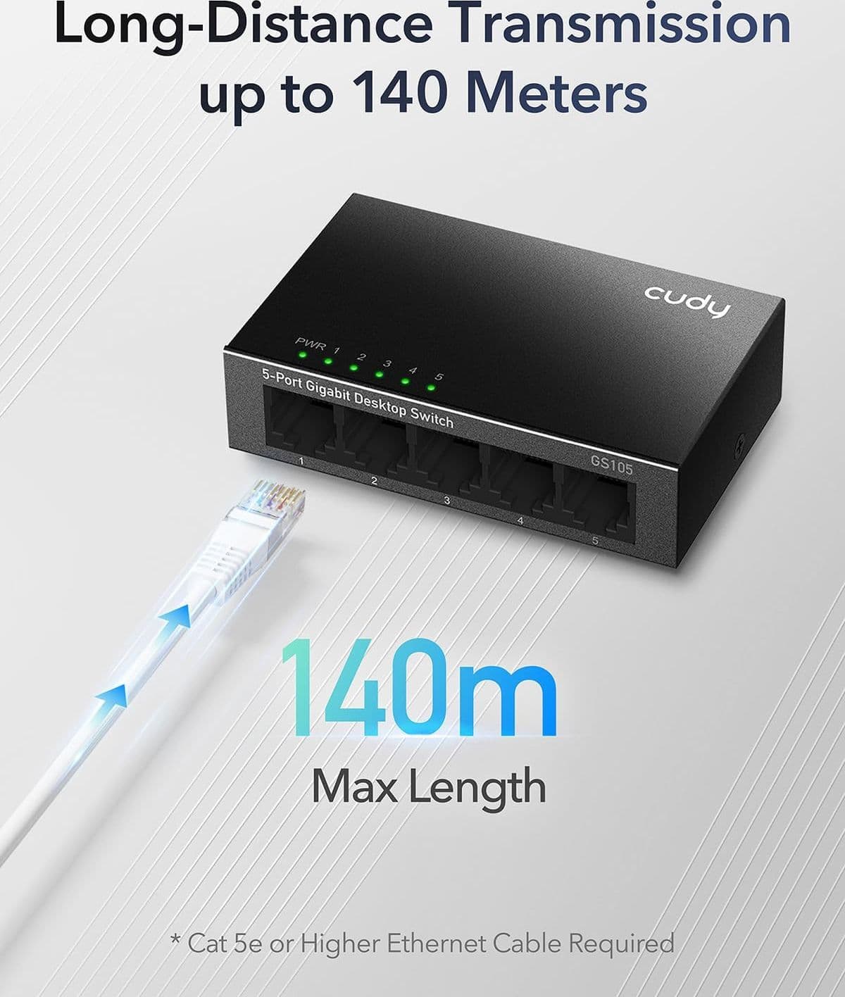 Switch Desktop Gigabit a 5 Porte, GS105 - 4