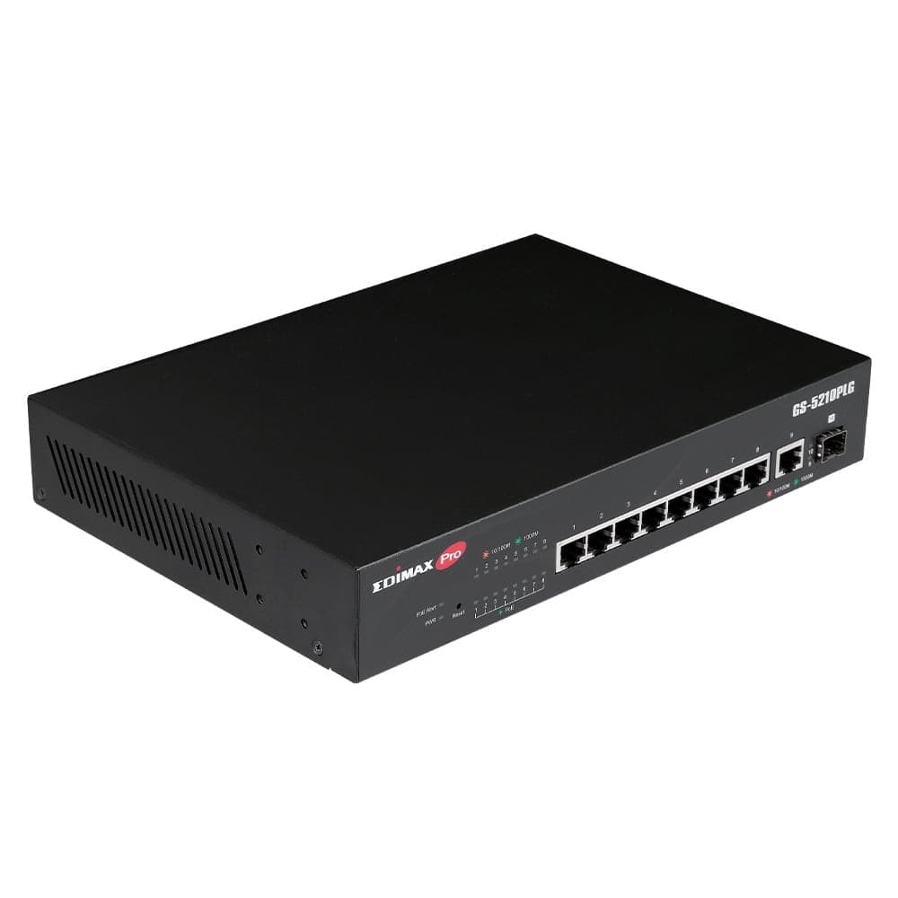 Smart Switch Web 10 porte Gigabit PoE+ 1 porta SFP, GS-5210PLG - 3