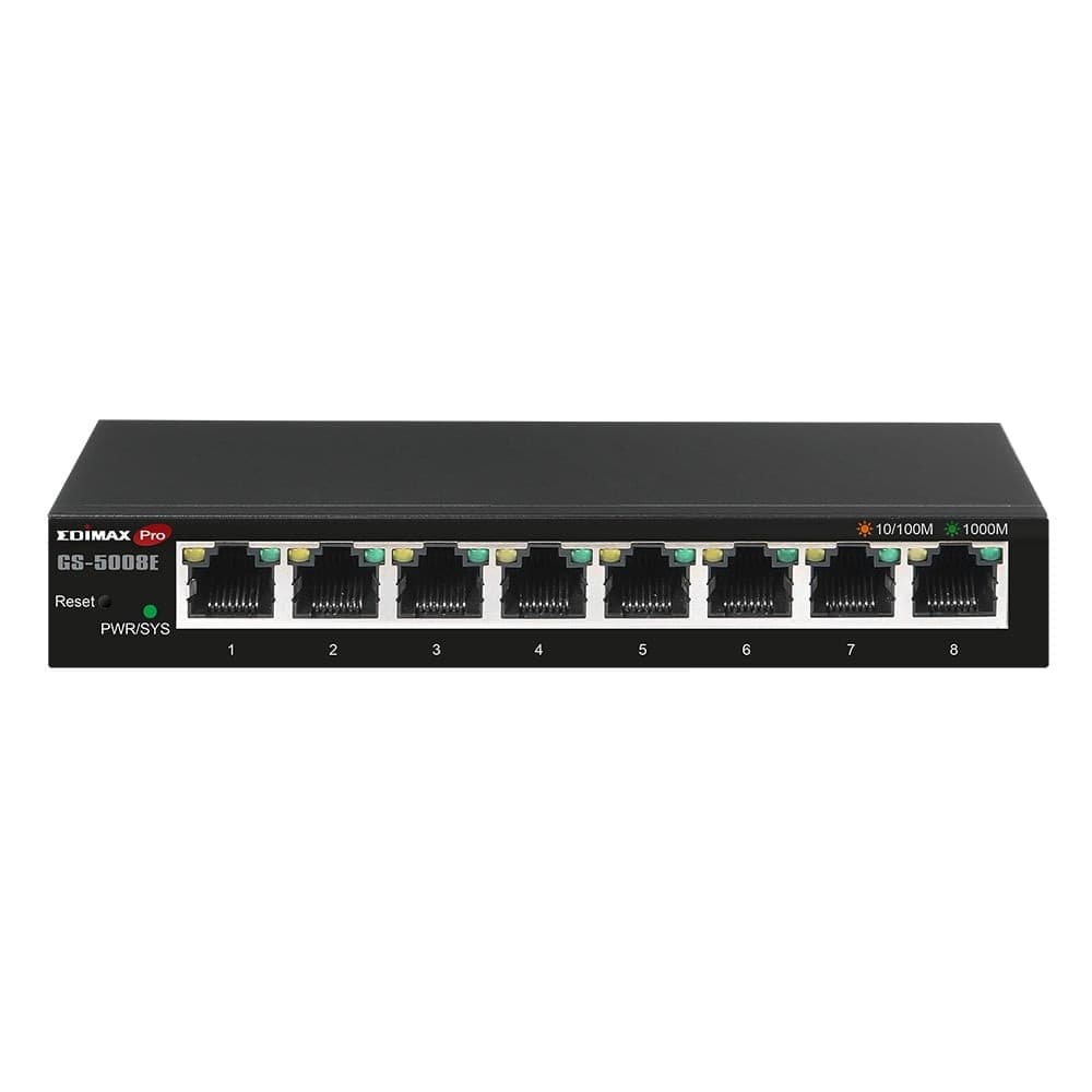 Smart Switch Web Gigabit 8 porte, GS5008E - 2