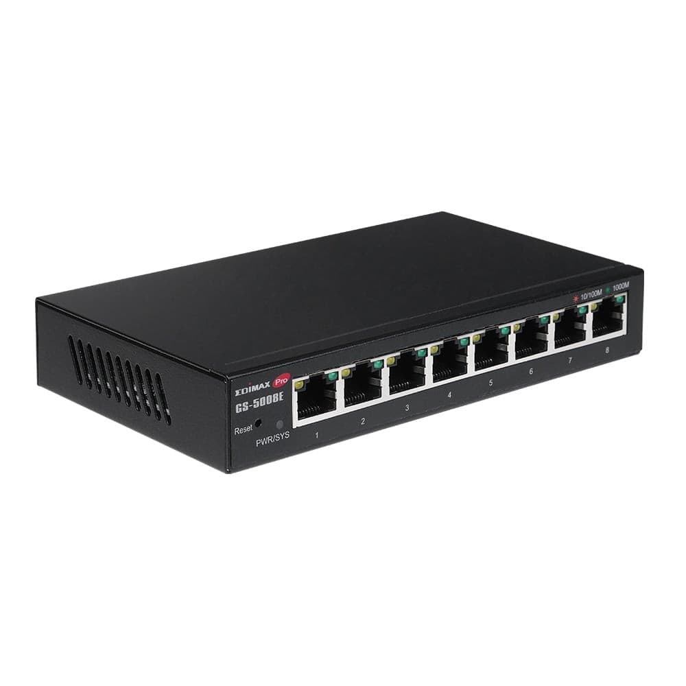 Smart Switch Web Gigabit 8 porte, GS5008E - 4