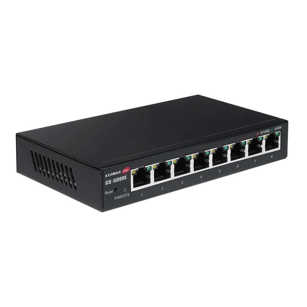 Smart Switch Web Gigabit 8 porte, GS5008E - 7