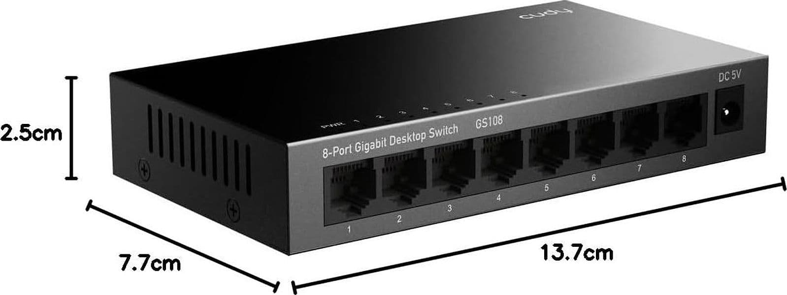 Switch Desktop Gigabit a 8 Porte, GS108 - 3