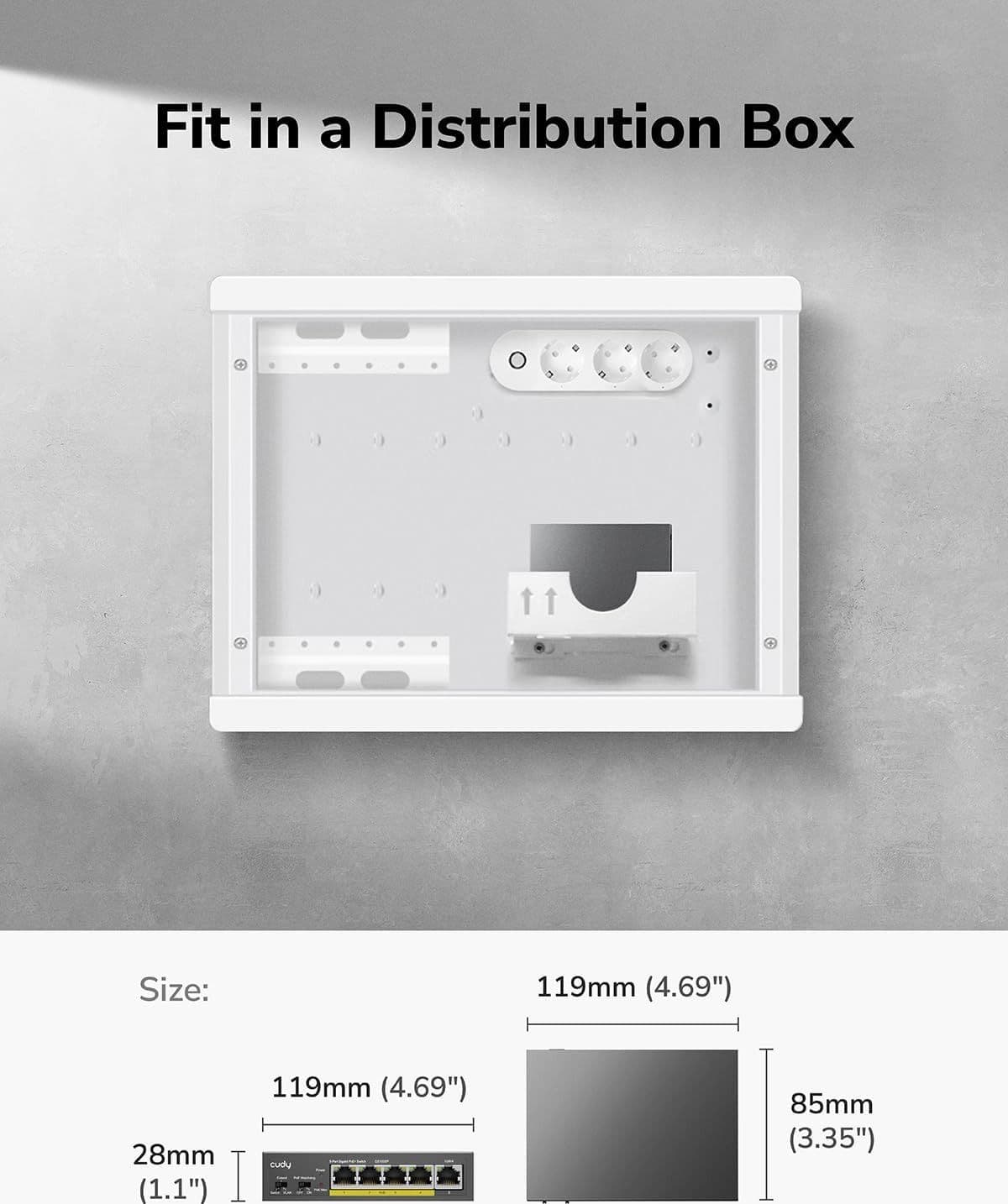Switch Gigabit PoE+ a 5 porte, GS105P - 9