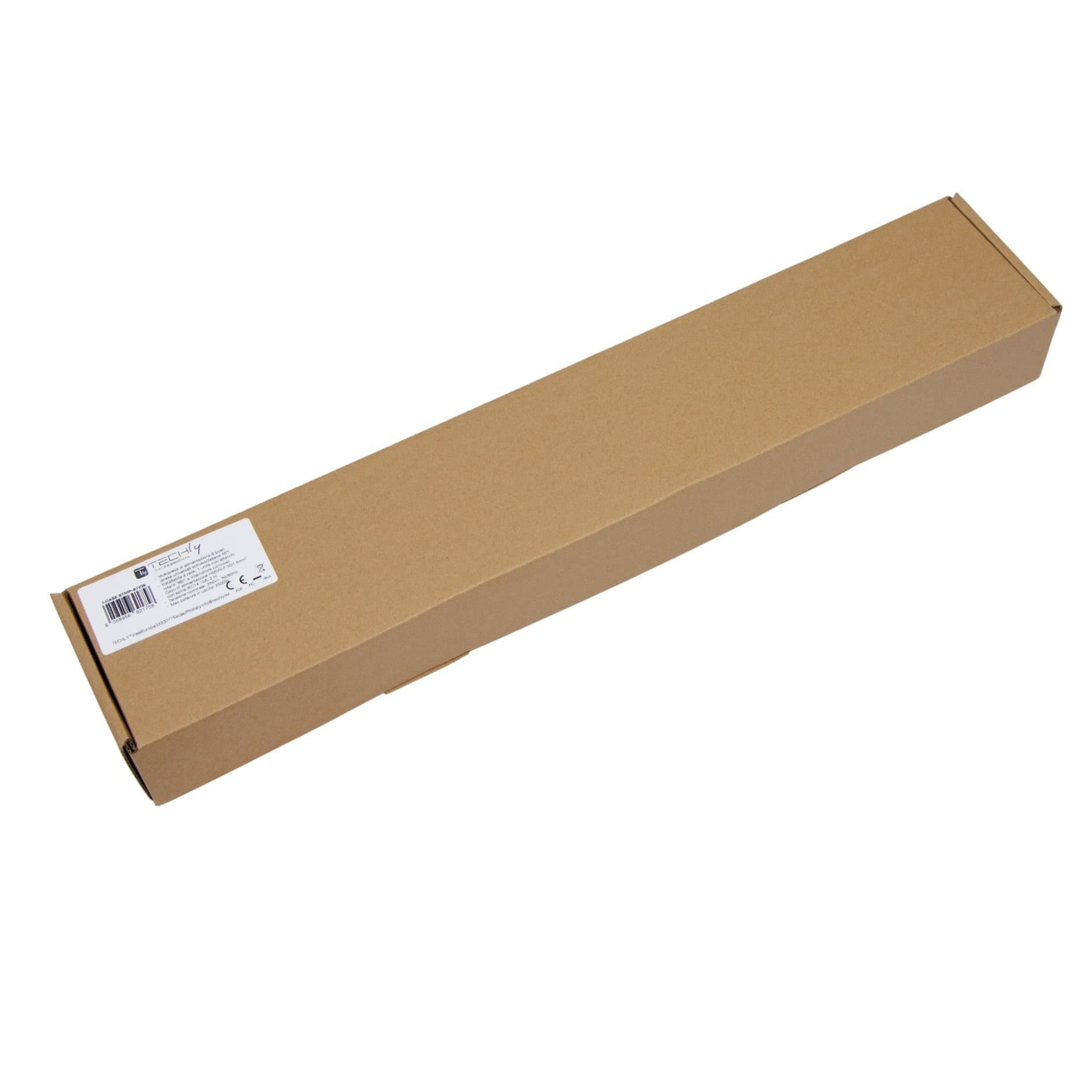 Multipresa 8 Posti da Rack 19'' con Staffe Ruotabili a 360&deg VDE 10A - 2