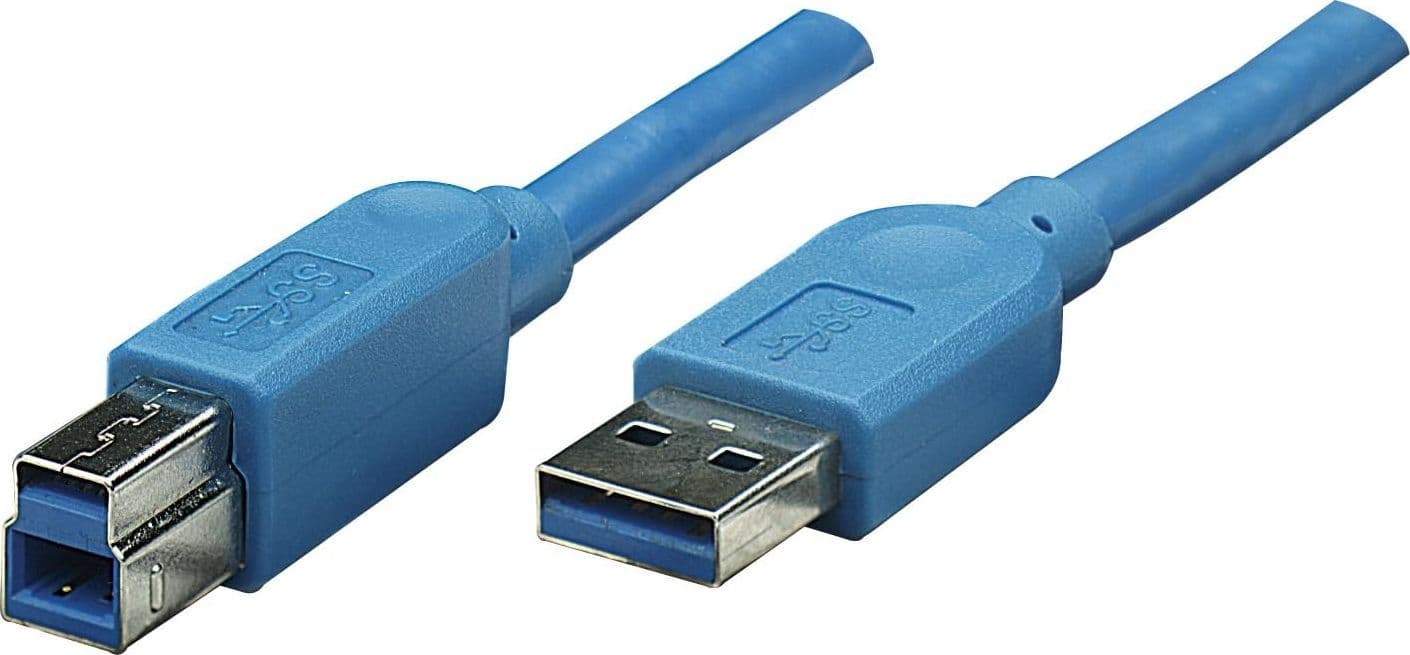 Cavo USB 3.0 A maschio/B maschio 1 m blu - 10