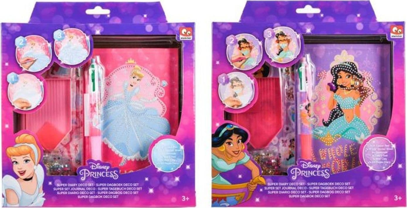 Principesse Disney Diario Decora con Diamanti