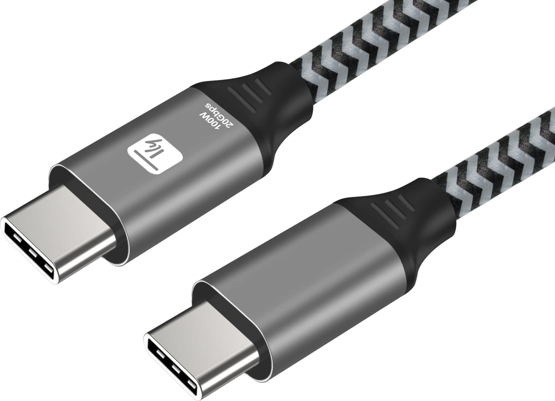 Cavo USB-C&trade Maschio 3.2 / USB-C&trade Maschio 5A 100W 2m Alluminio - 4