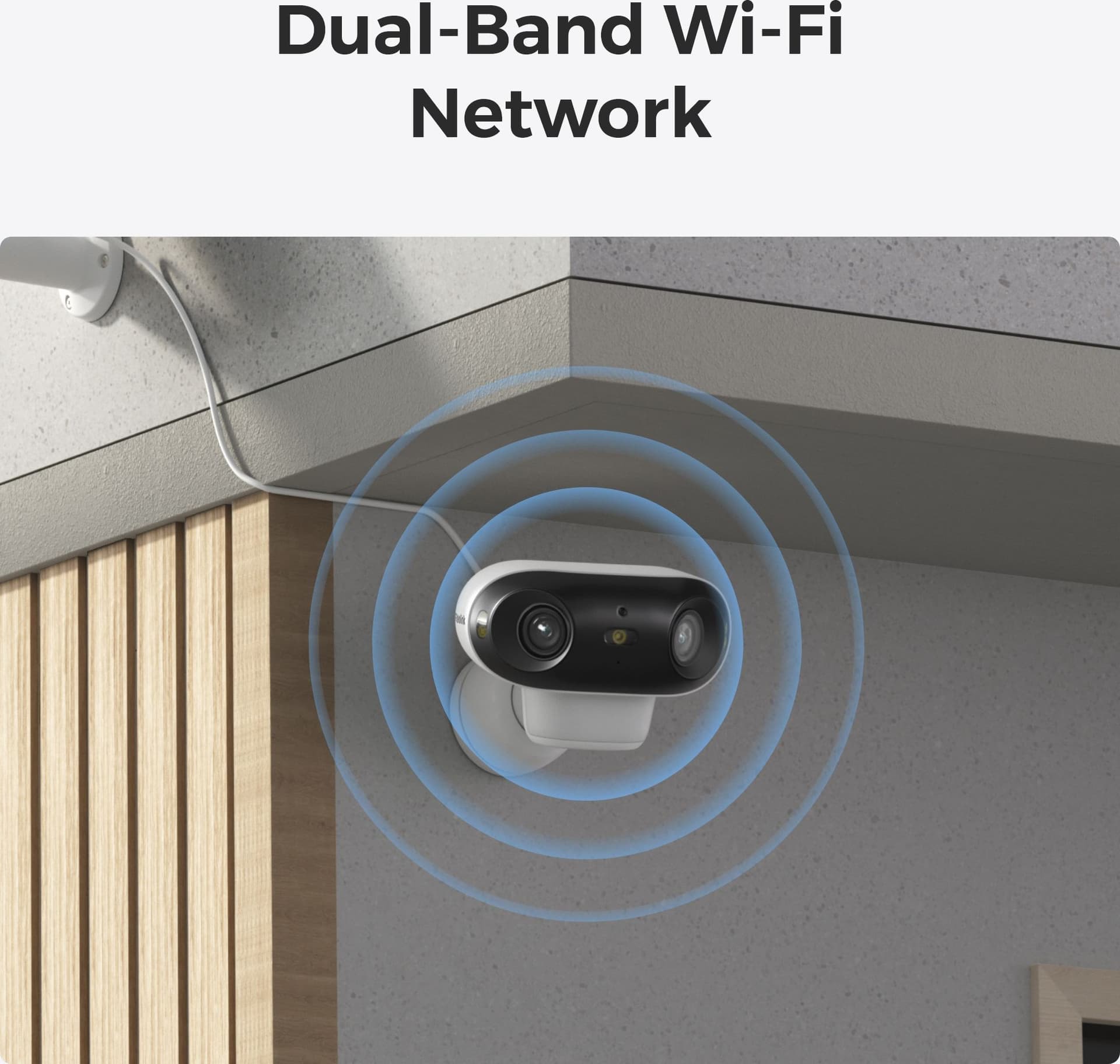 Telecamera di Sicurezza 180&deg Doppio Obiettivo 8 MP 4K WiFi 6, Serie B740X - 10