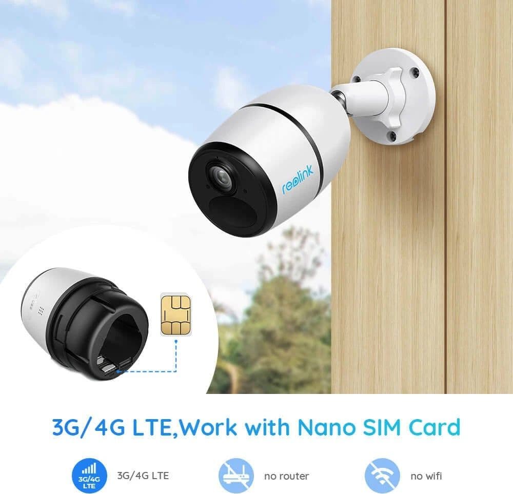Telecamera di Sicurezza a Batteria 8MP 4K IP65 da Esterno, Serie G340 - 3