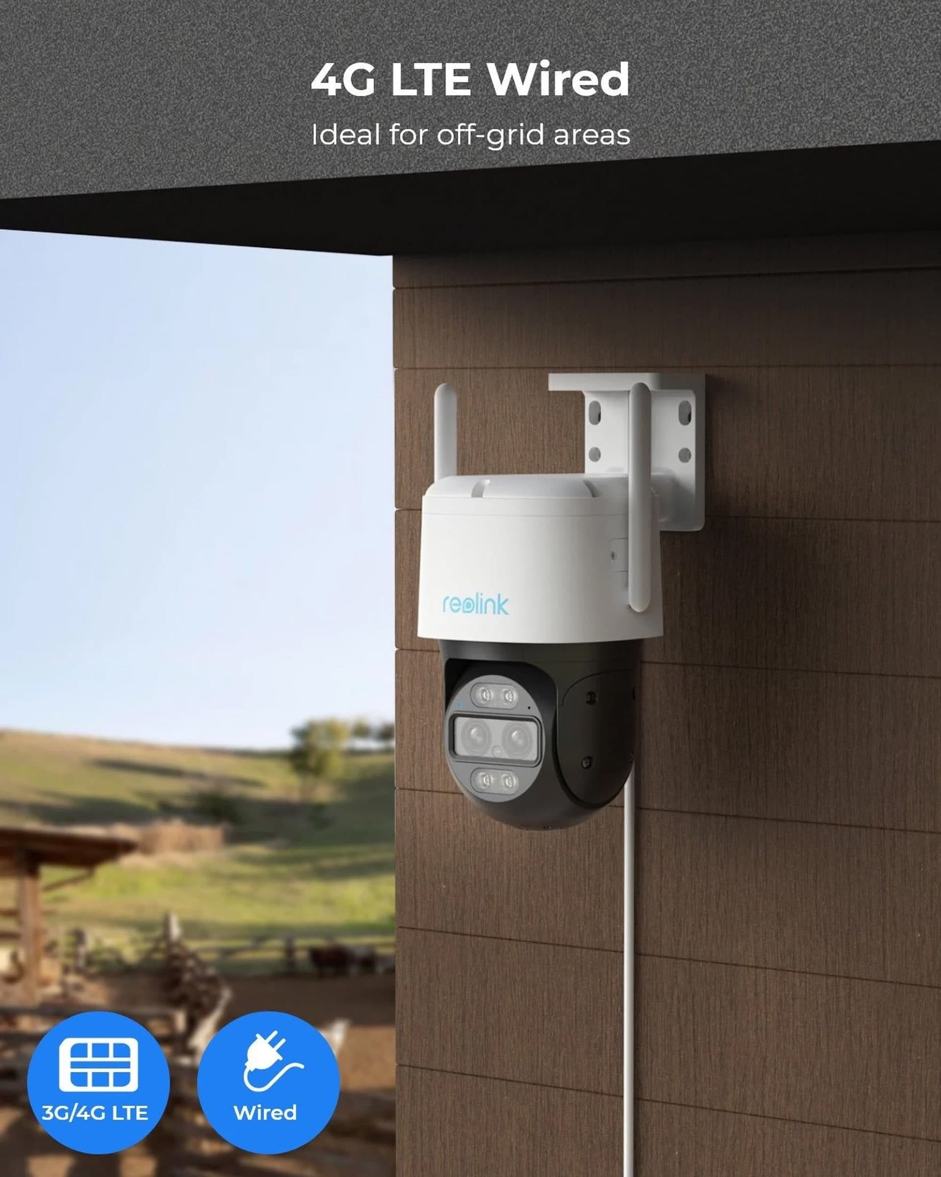 Telecamera di Sicurezza IP PoE 8MP 4K PTZ con Auto-Zoom Tracking, Serie P760 - 11