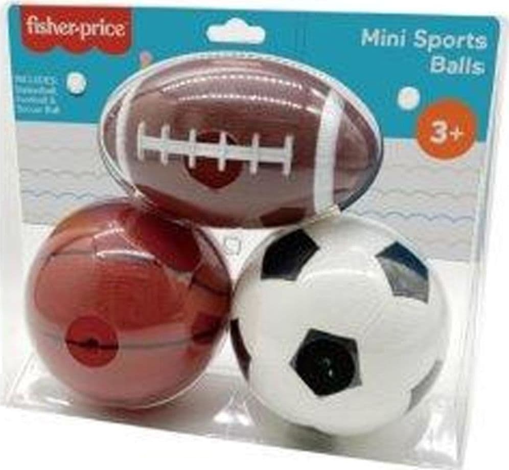 Set 3 Palle Sport Fisher Price - 3