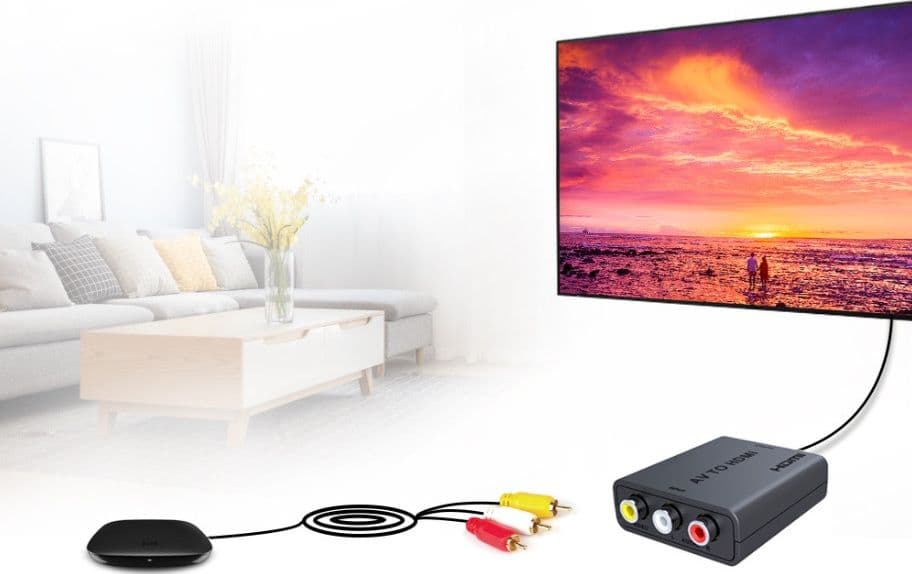 Convertitore AV 3 RCA ad HDMI - 8