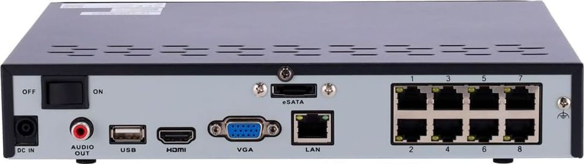 Kit Videosorveglianza NVR PoE 8CH 2TB HDD e 4 Telecamere di Sicurezza PoE, PS2KB02-8 - 3