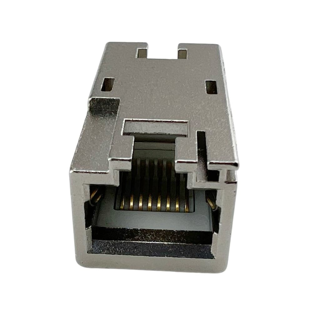 Accoppiatore RJ45 Cat6A 8P8C Femmina/ Femmina 10G STP Silver - 2