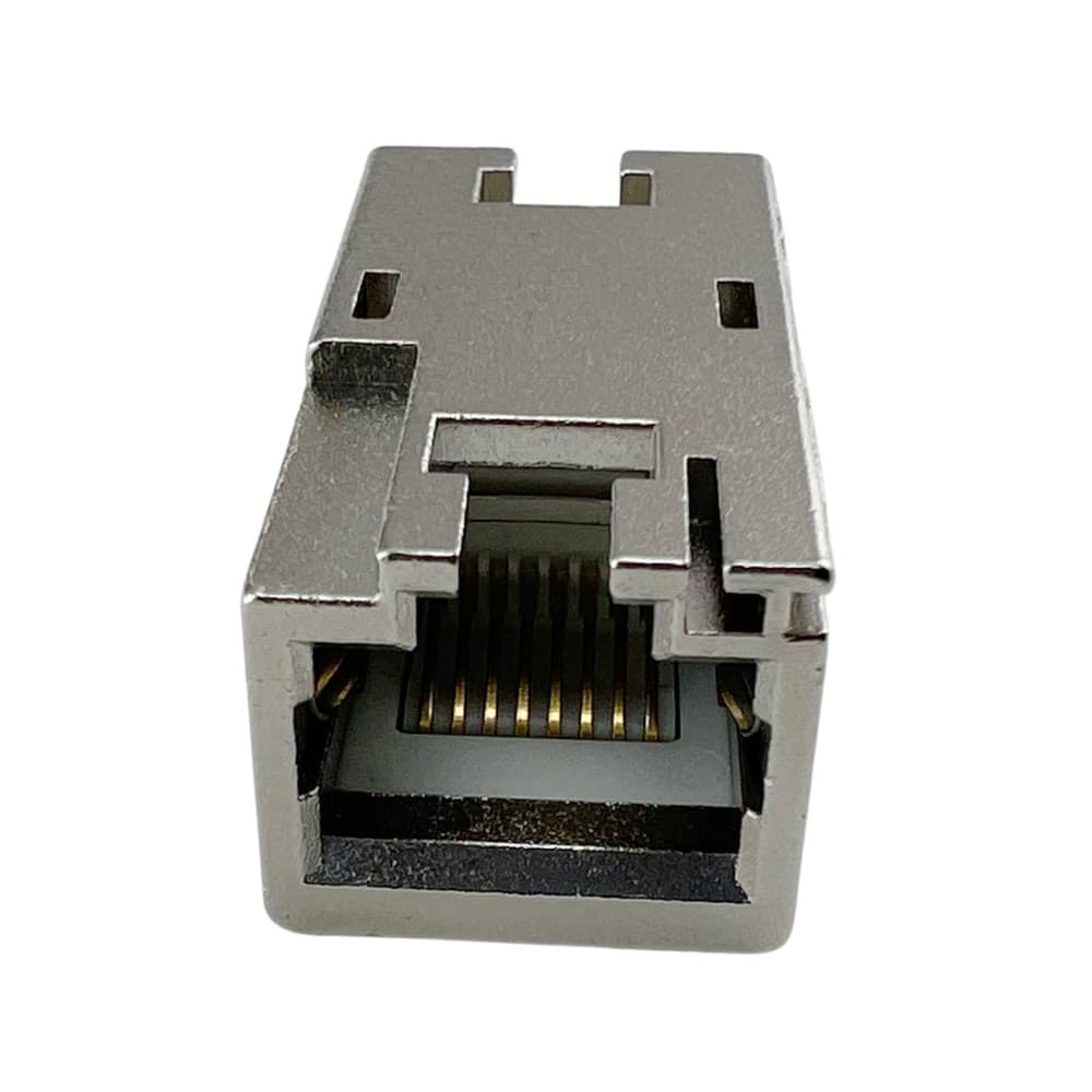 Accoppiatore RJ45 Cat6A 8P8C Femmina/ Femmina 10G STP Silver - 6