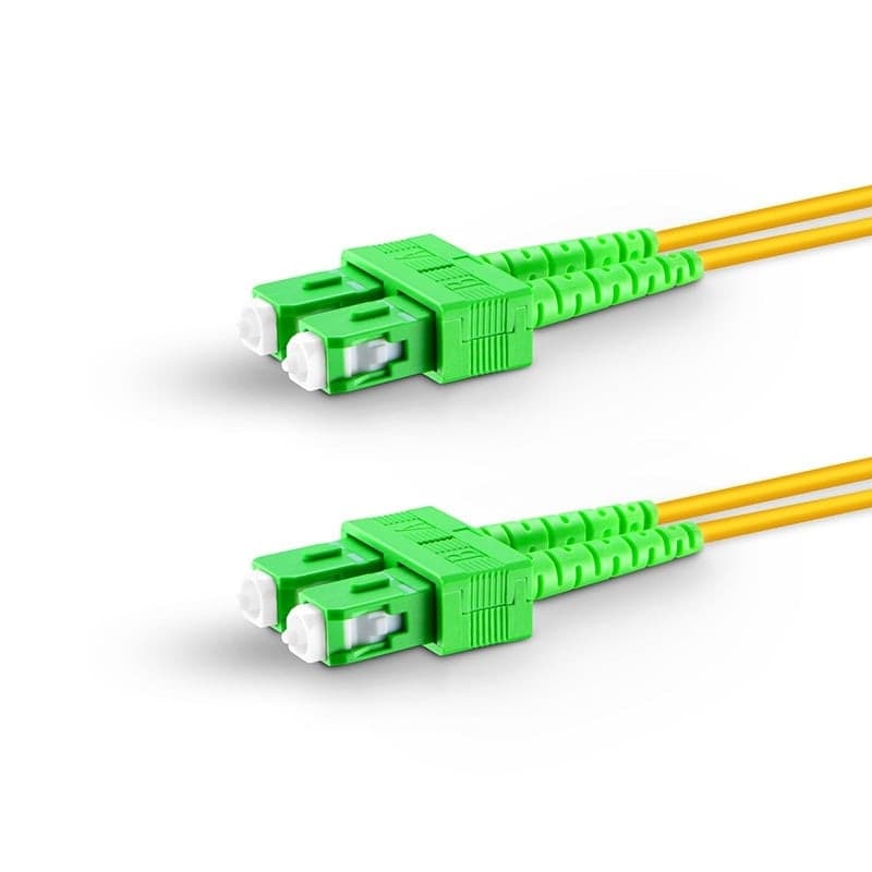 Cavo Fibra Ottica Monomodale OS2 SC/APC Duplex a SC/APC Duplex 9/125 G657.A2 3m - 5