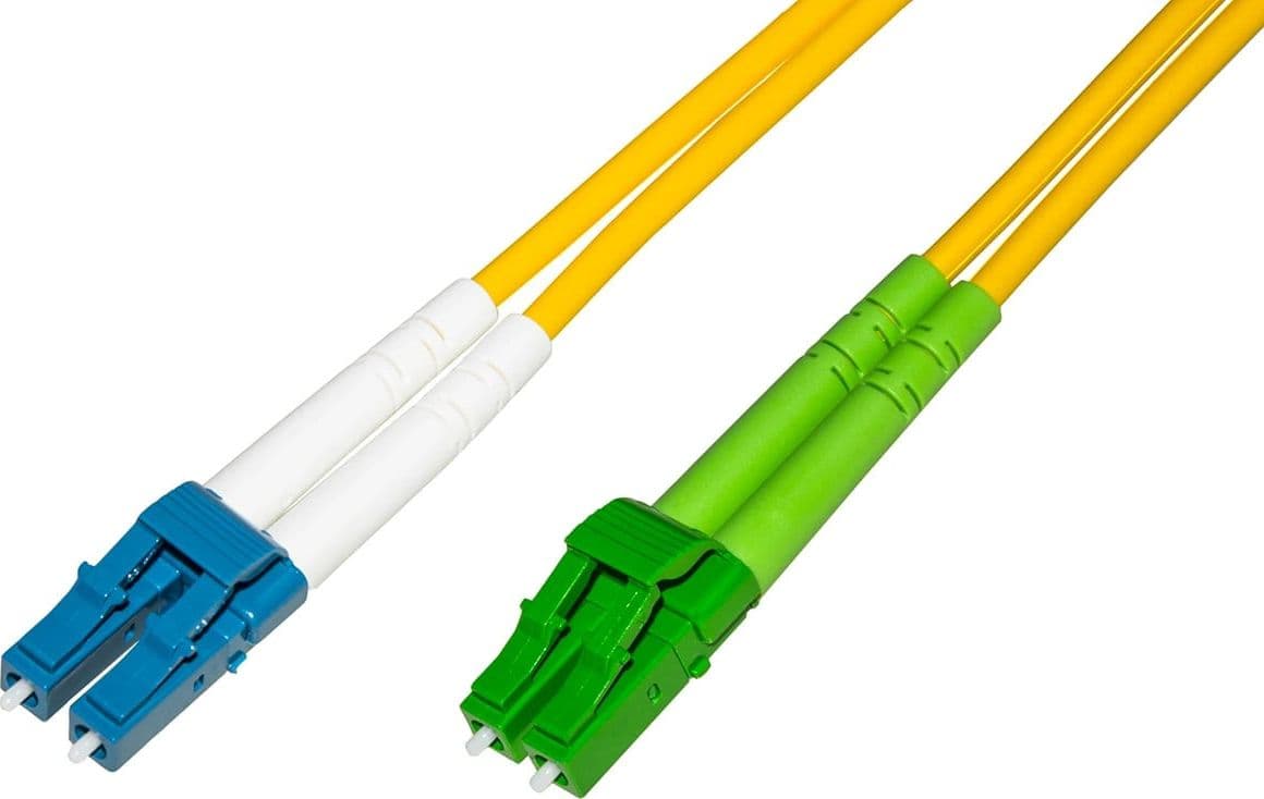 Cavo in Fibra Ottica Monomodale OS2 LC-APC Duplex a LC-UPC Duplex 9/125 G657.A2 2m - 7