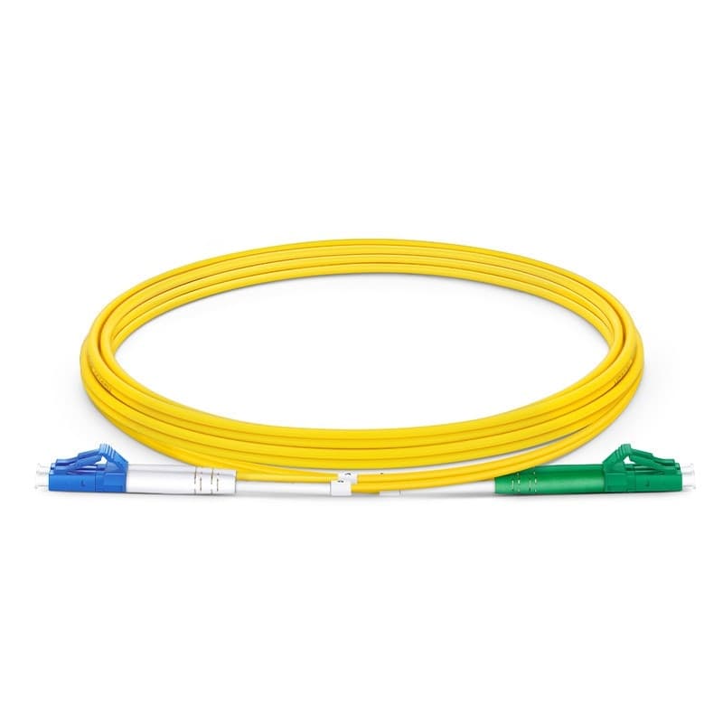 Cavo in Fibra Ottica Monomodale OS2 LC-APC Duplex a LC-UPC Duplex 9/125 G657.A2 10m - 8