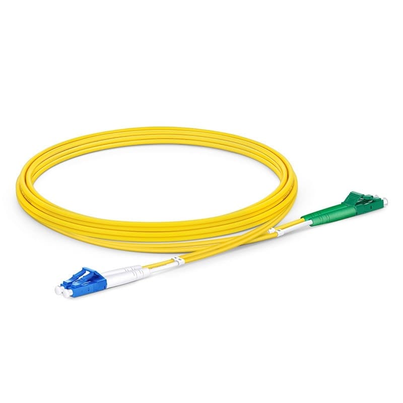 Cavo in Fibra Ottica Monomodale OS2 LC-APC Duplex a LC-UPC Duplex 9/125 G657.A2 10m - 10