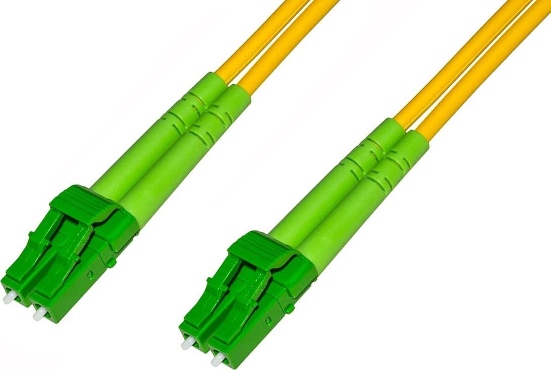 Cavo in Fibra Ottica Monomodale OS2 LC-APC Duplex a LC-APC Duplex 9/125 G657.A2 2m - 6