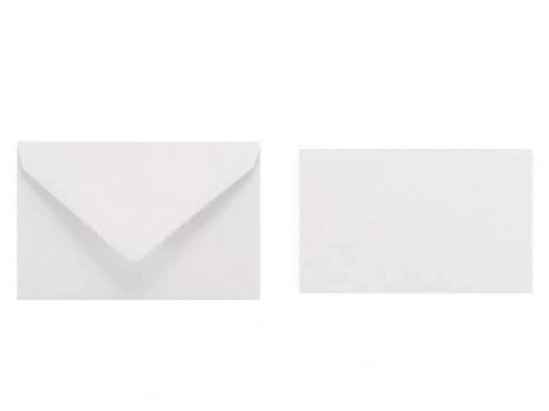 Biglietto + busta bianco 7x11 cf.200