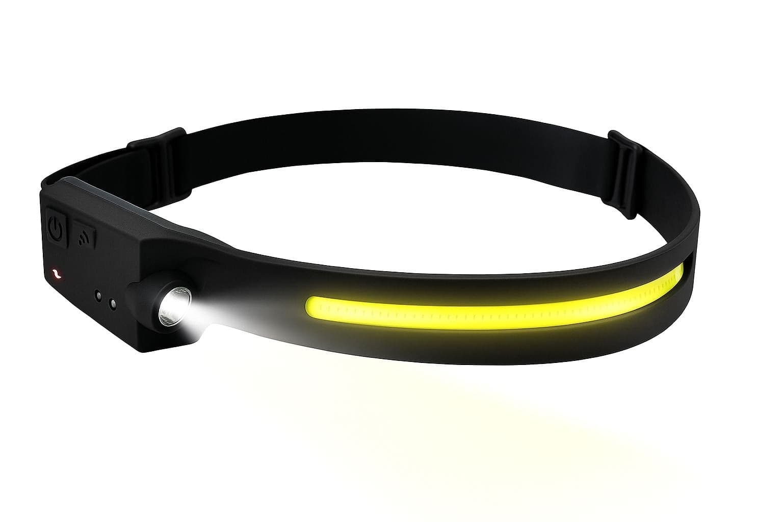 Lampada Frontale con Torcia e Striscia LED con Sensore e Ricarica USB-C&trade - 9
