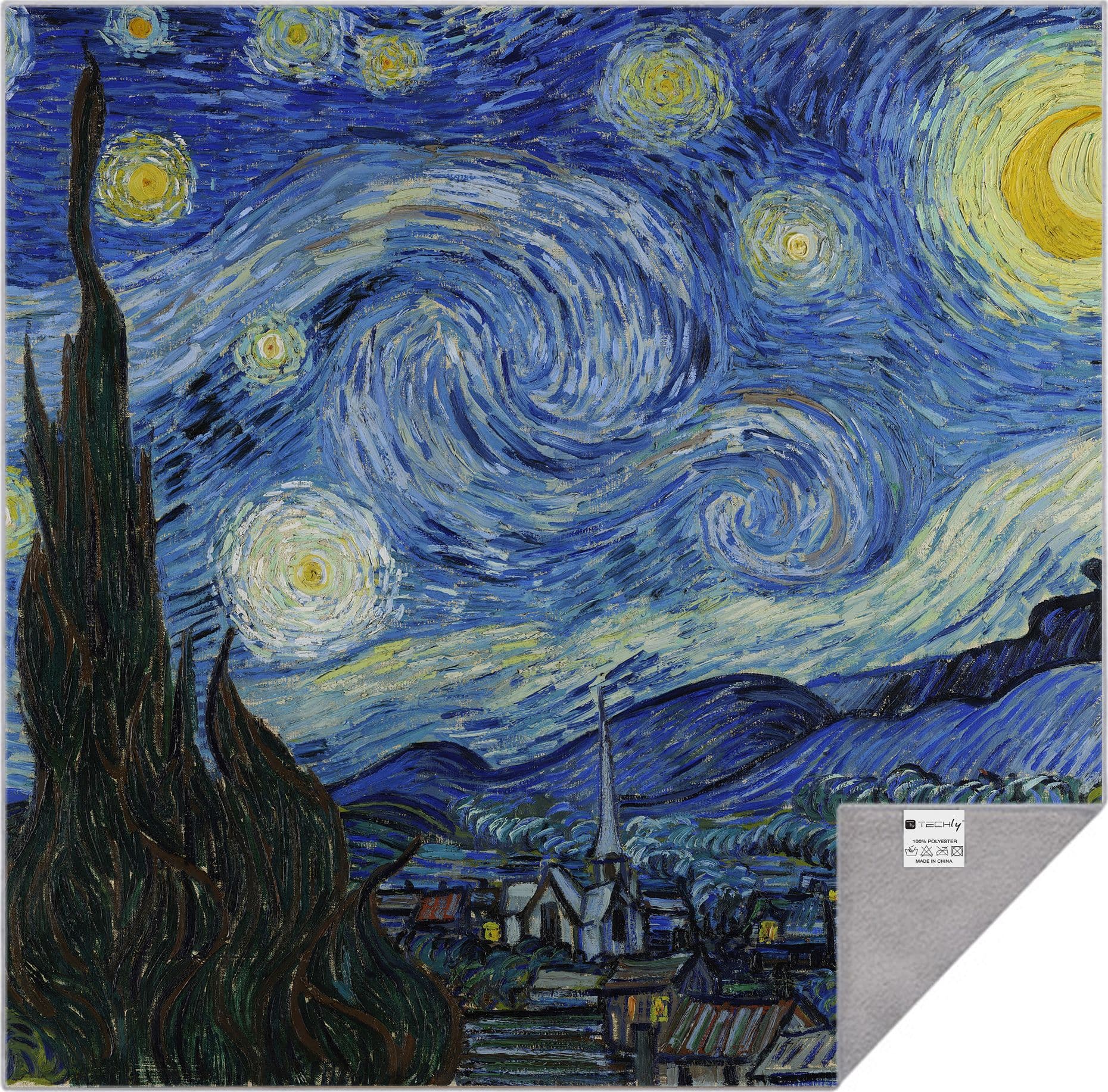 Panno Protettivo Multifunzionale Lavabile Antispruzzo per Oggetti Fragili Starry Night M - 8