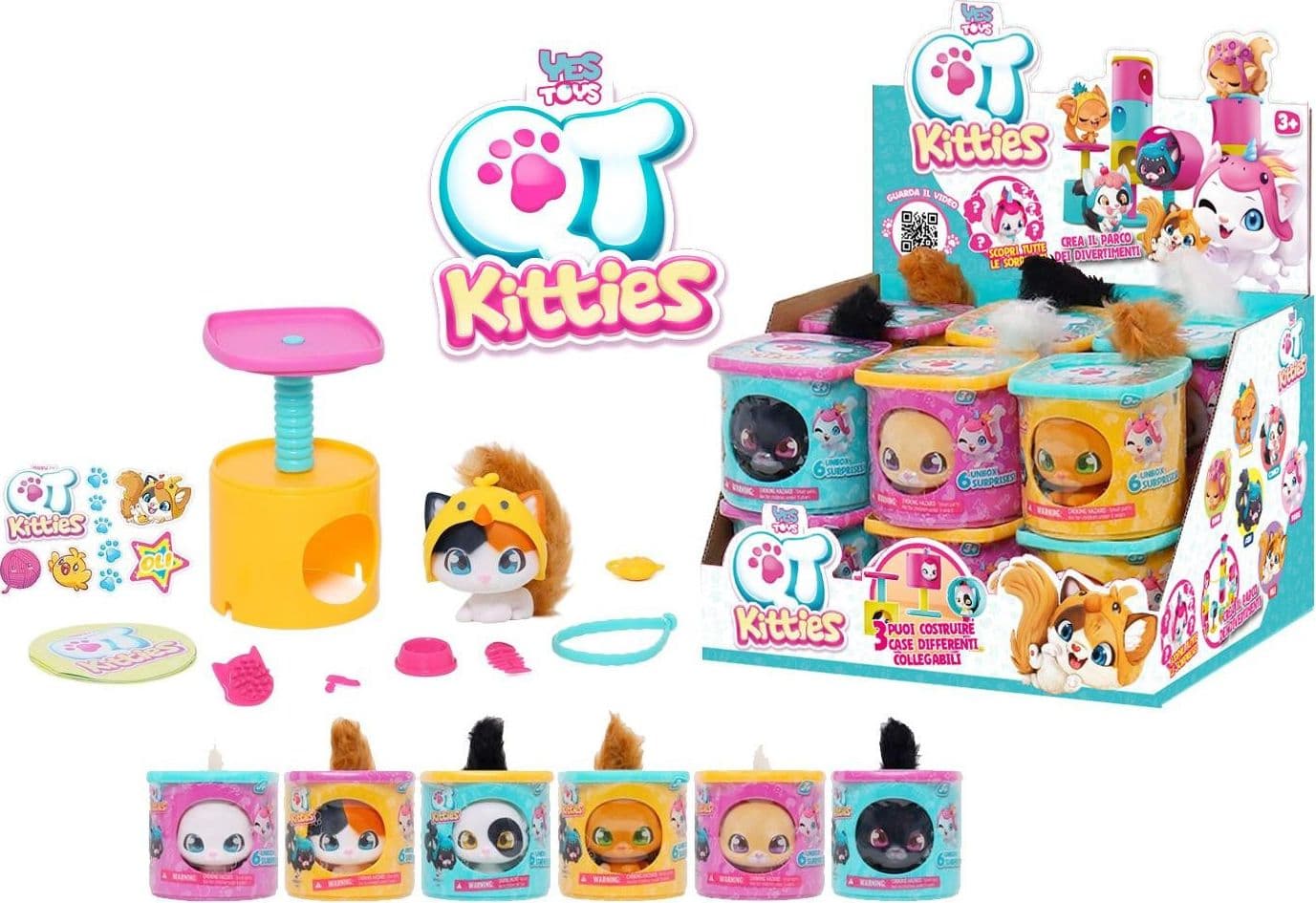 QT Kitties Gattino e Casetta Modulare