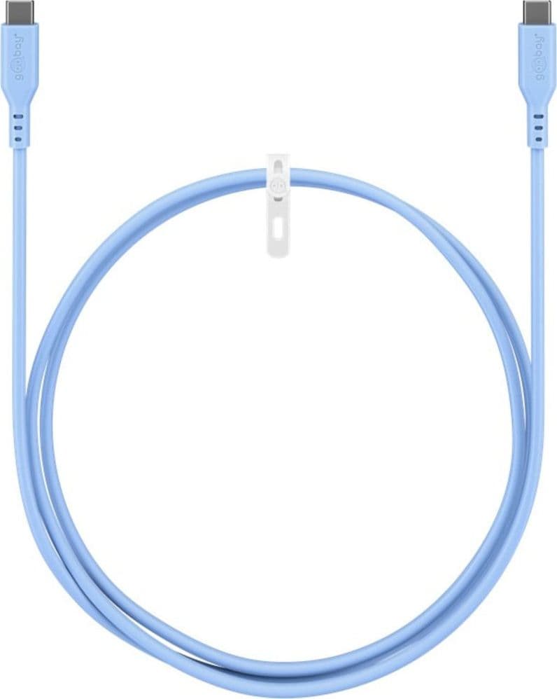 Cavo USB-C&trade Maschio/Maschio USB 2.0 in Silicone 1,5 metri Azzurro - 4