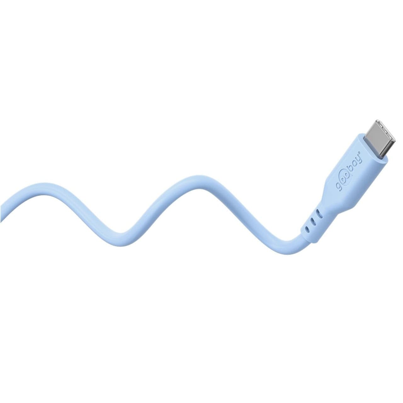 Cavo USB-C&trade Maschio/Maschio USB 2.0 in Silicone 1,5 metri Azzurro - 10