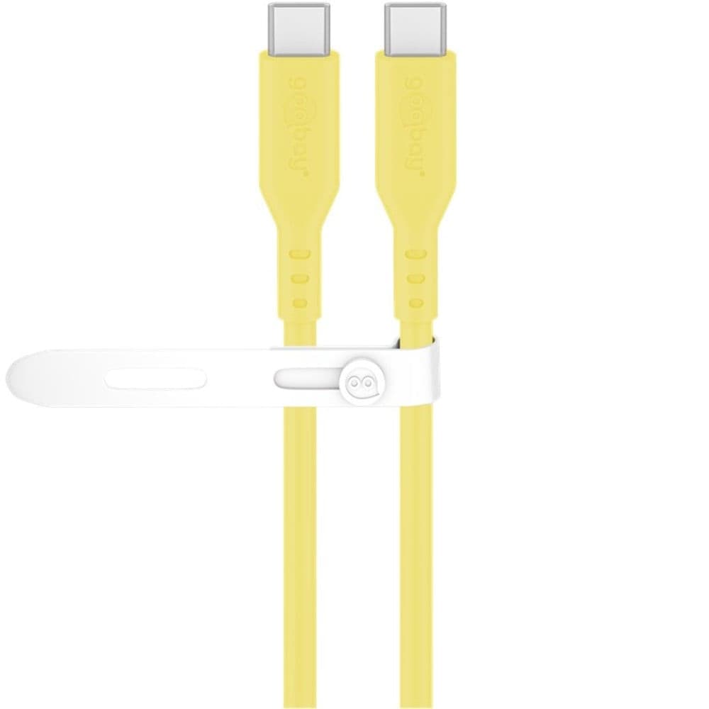 Cavo USB-C&trade Maschio/Maschio USB 2.0 in Silicone 1,5 metri Giallo - 5