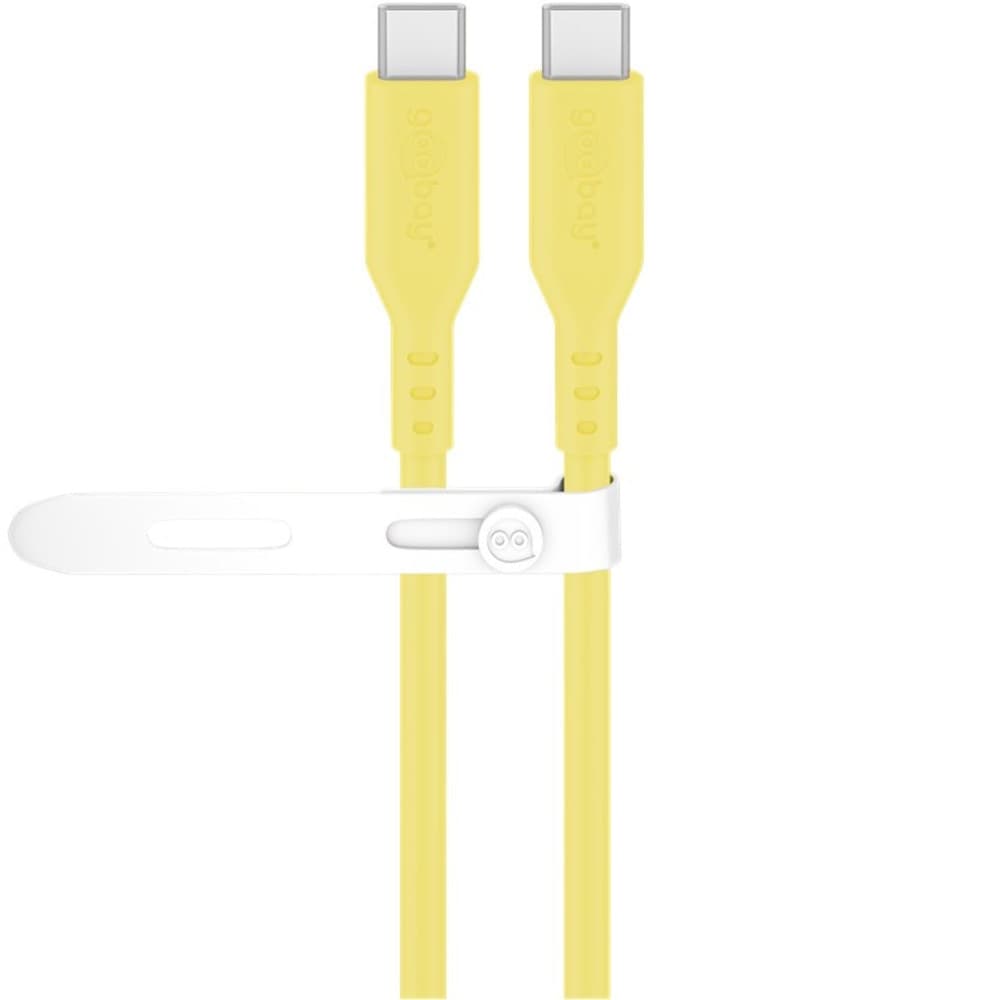 Cavo USB-C&trade Maschio/Maschio USB 2.0 in Silicone 1,5 metri Giallo - 7