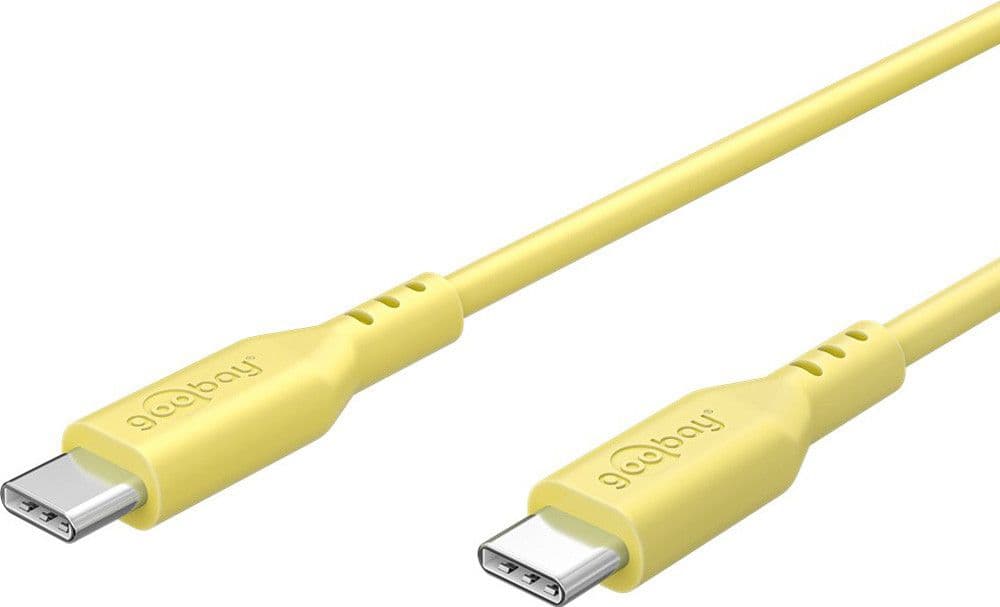 Cavo USB-C&trade Maschio/Maschio USB 2.0 in Silicone 1,5 metri Giallo - 8