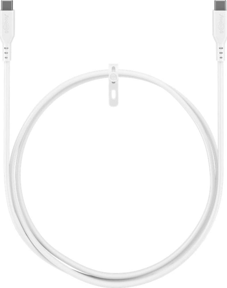 Cavo USB-C&trade Maschio/Maschio USB 2.0 in Silicone 1,5 metri Bianco - 4