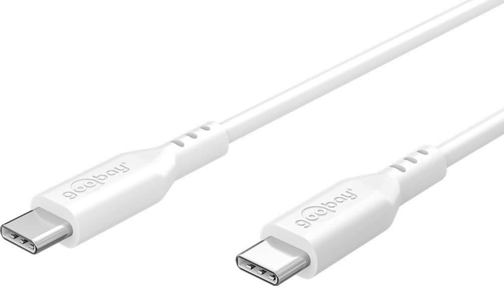 Cavo USB-C&trade Maschio/Maschio USB 2.0 in Silicone 1,5 metri Bianco - 6