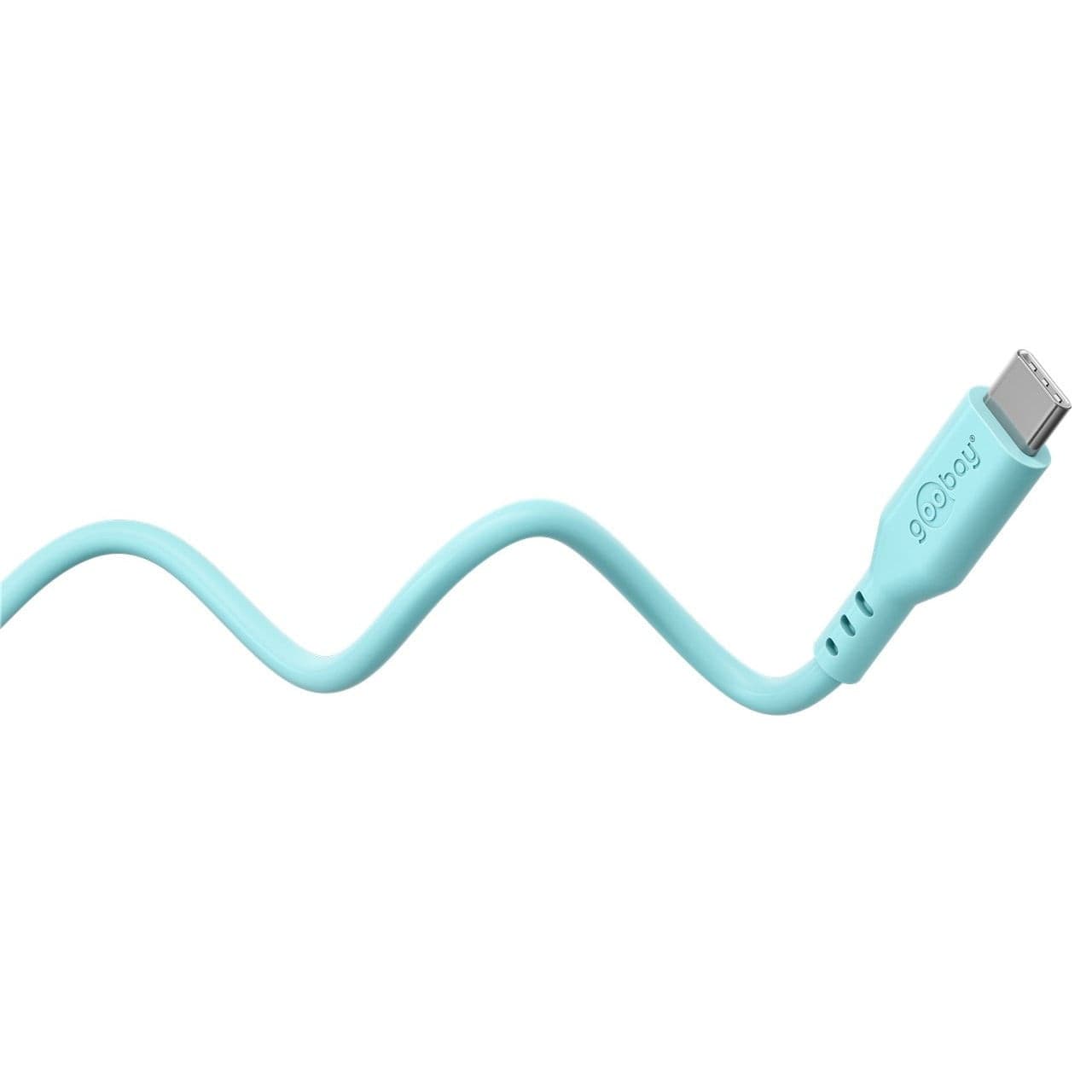 Cavo USB-C&trade Maschio/Maschio USB 2.0 in Silicone 1,5 metri Turchese - 11