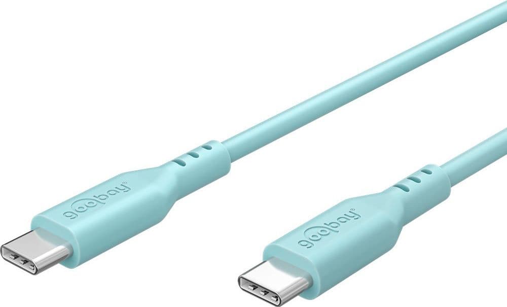 Cavo USB-C&trade Maschio/Maschio USB 2.0 in Silicone 1,5 metri Turchese - 6