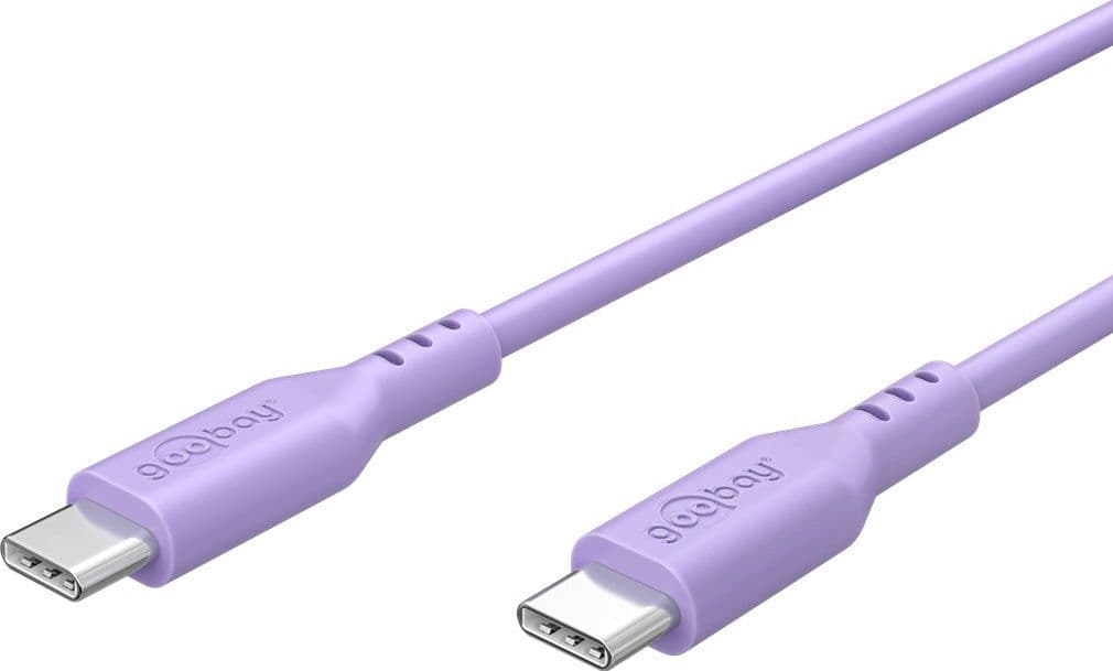 Cavo USB-C&trade Maschio/Maschio USB 2.0 in Silicone 1,5 metri Viola - 11
