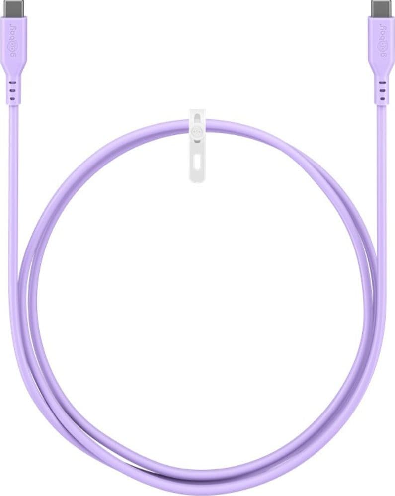 Cavo USB-C&trade Maschio/Maschio USB 2.0 in Silicone 1,5 metri Viola - 4