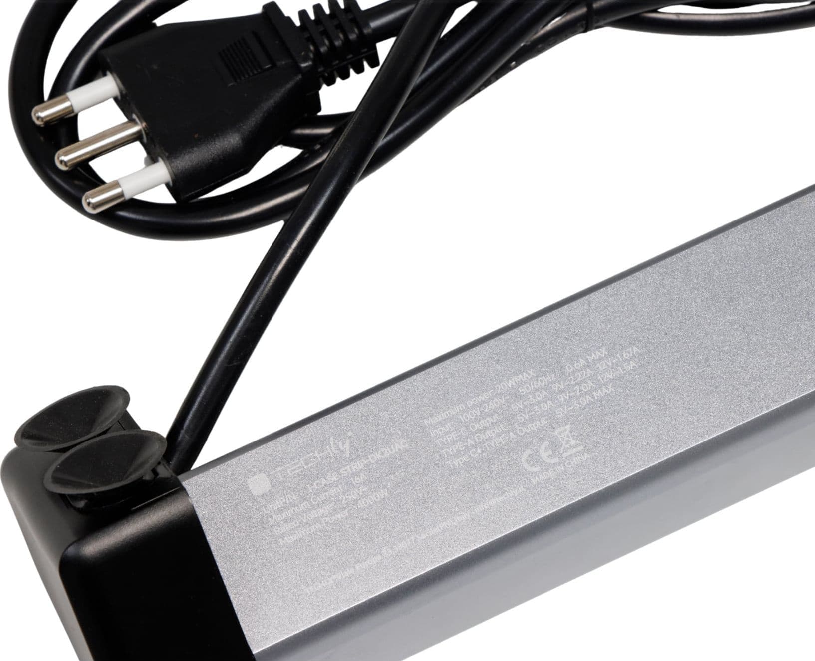 Multipresa da Tavolo 2 prese Italiane Bipasso 1 USB-C&trade e 1 USB-A - 13
