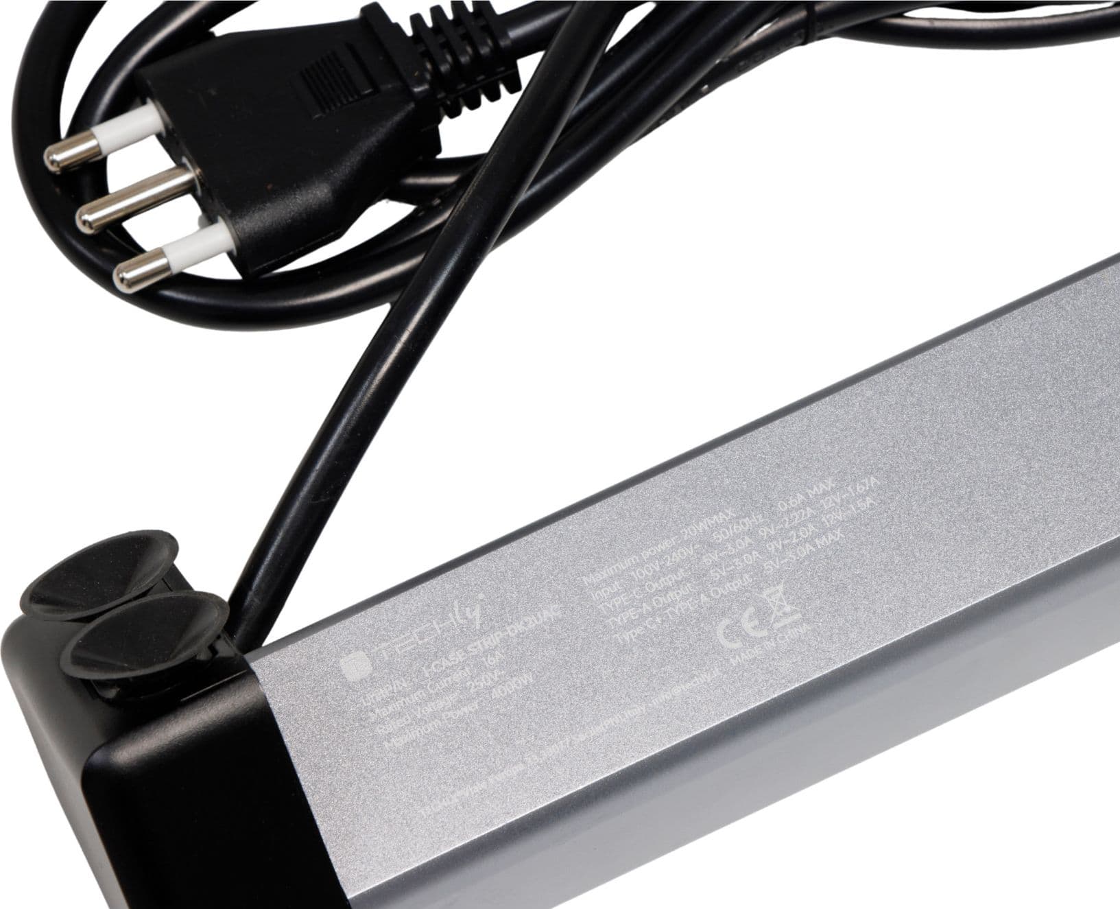Multipresa da Tavolo 2 prese Italiane Bipasso 1 USB-C&trade e 1 USB-A - 9