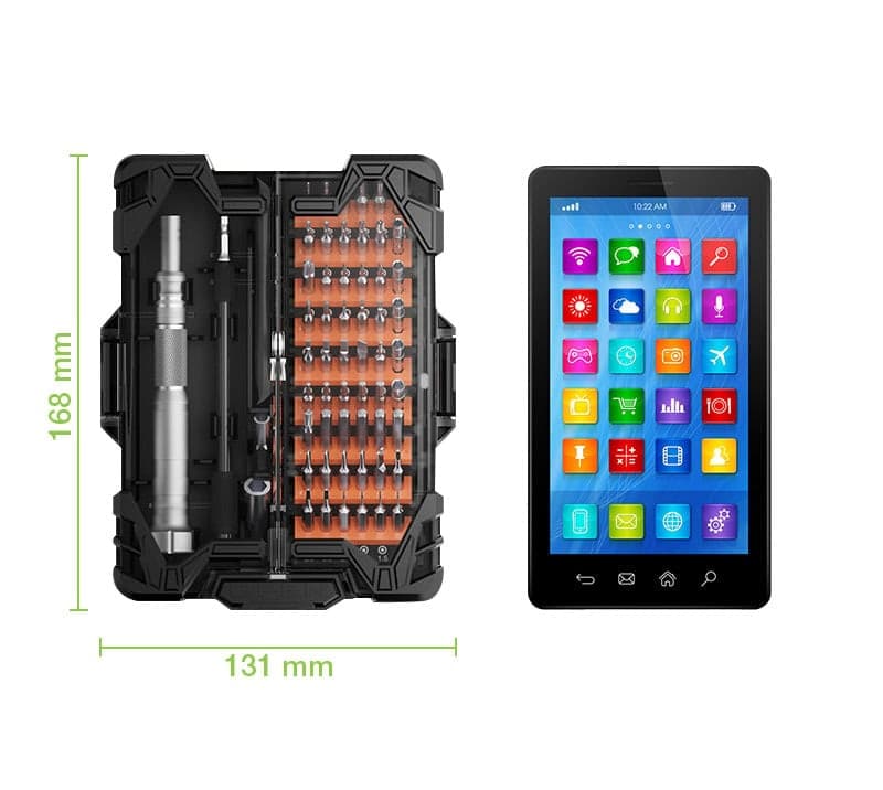 Kit Valigetta 62 in 1 Cacciaviti di Precisione - 2