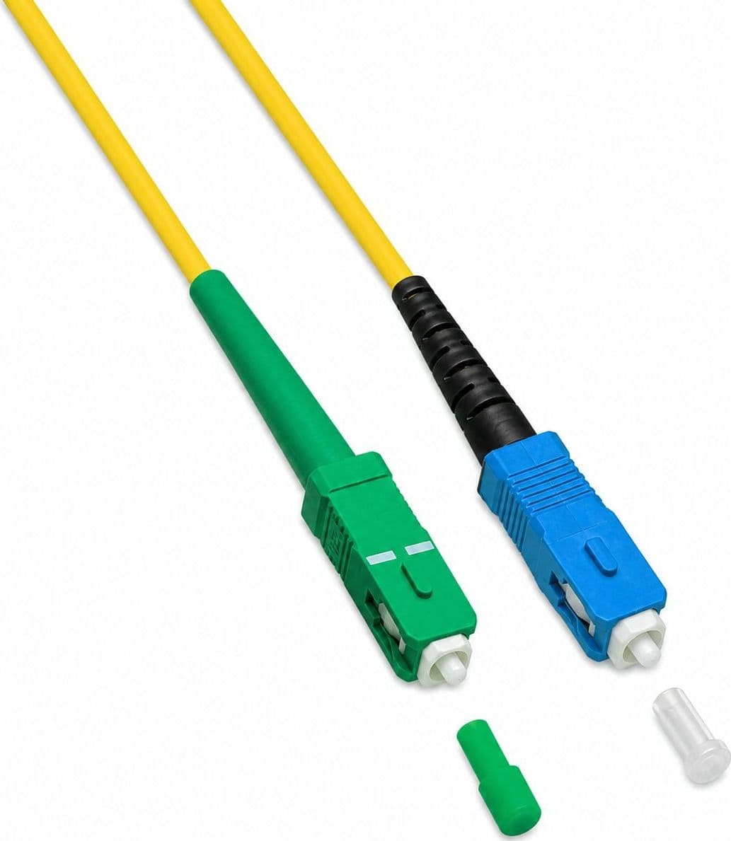 Cavo Fibra Ottica Monomodale OS2 SC-APC/SC-UPC 9/125 1m - 8