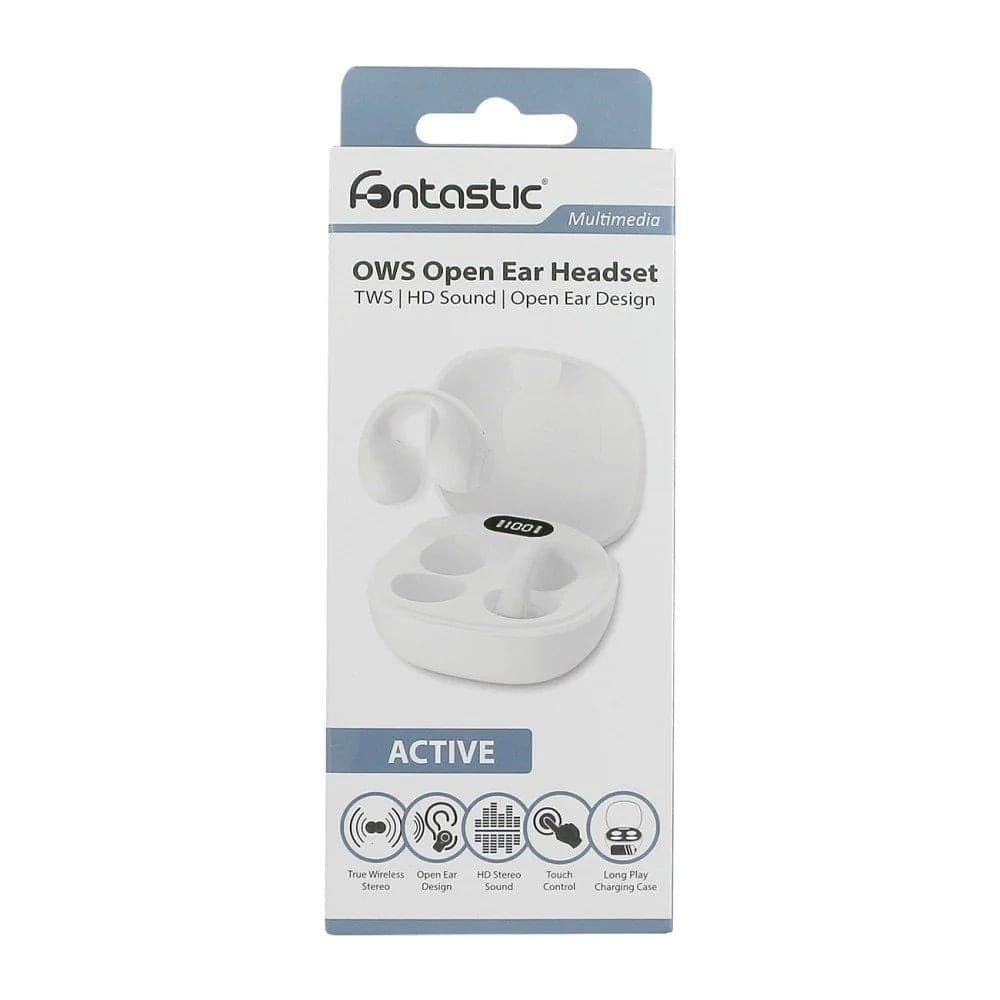 Cuffie Auricolari BT 5.4 TWS con Custodia di Ricarica USB-C&trade Smart Touch Screen LCD Bianco - 2